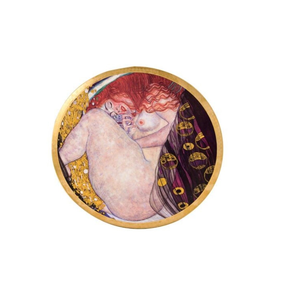 Farfurie decorativa de portelan cu imprimeu, Lancaster, 28cm diametru