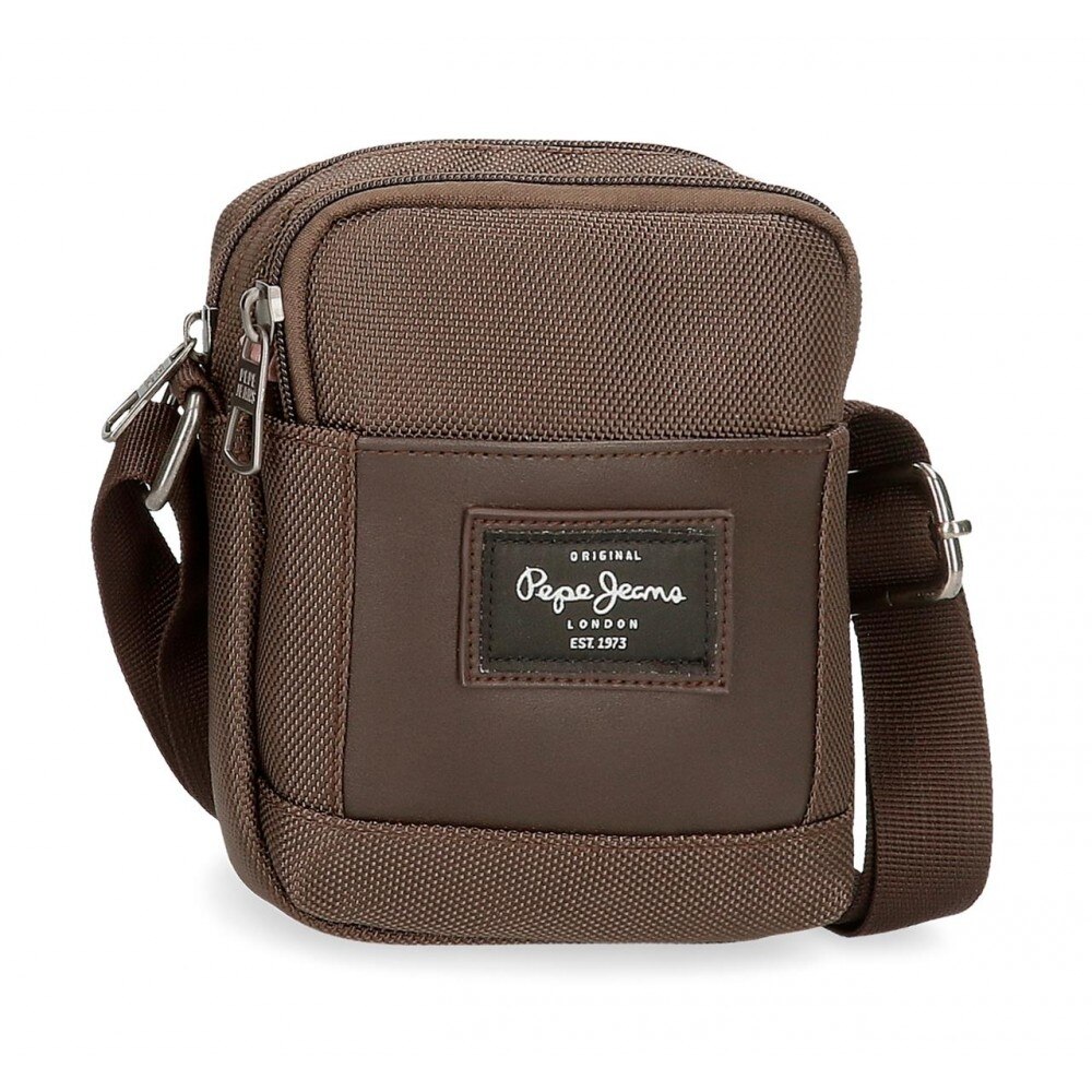 Geanta umar 2 compartimente Pepe Jeans Bomber, maro