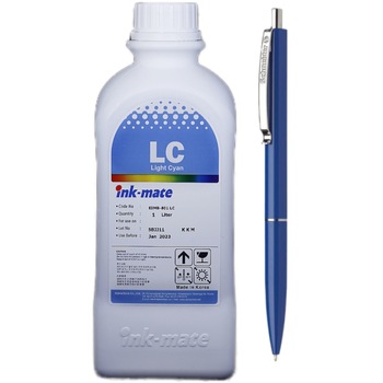 Flacon cerneala plotter InkMate compatibil HP C9470A (91) Light Cyan 1000ml si Pix Schneider Flacon cerneala plotter InkMate compatibil HP C9470A (91) Light Cyan 1000ml si Pix Schneider