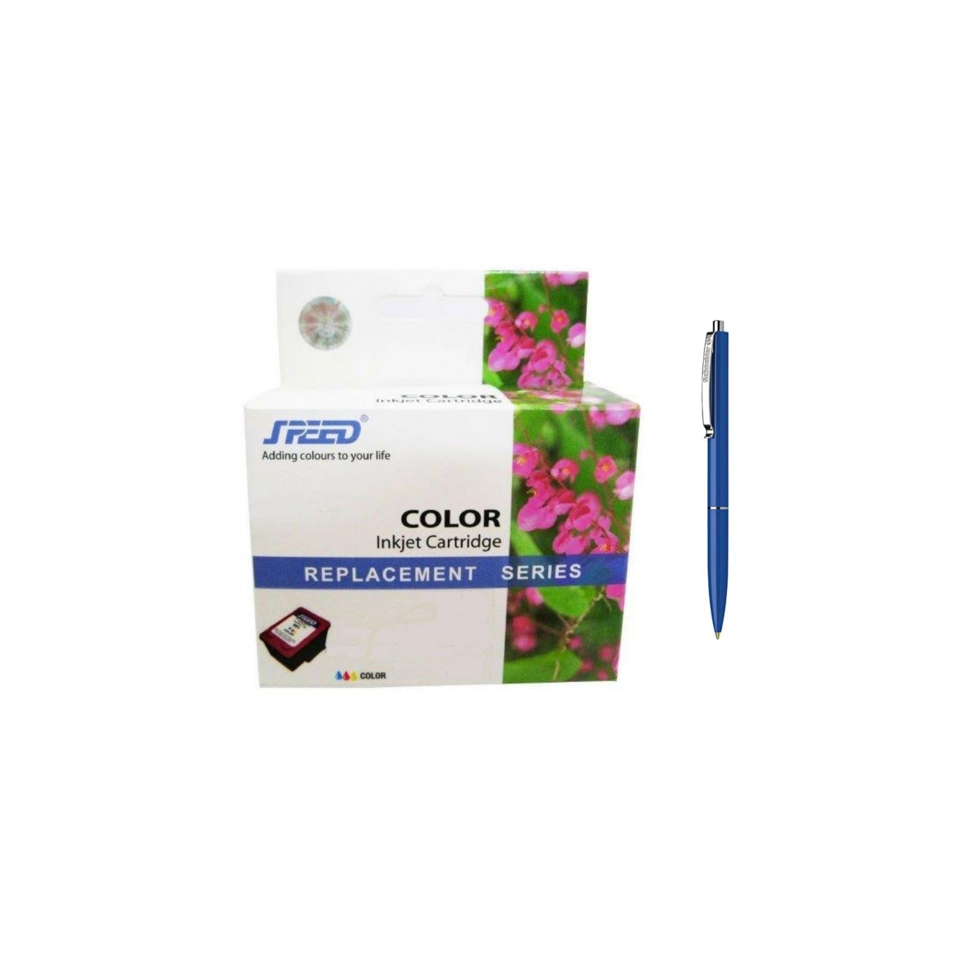 Cartus cerneala Speed compatibil HP C6625AE (17) Color 30ml (+15ml fata de original) si Pix Schneider