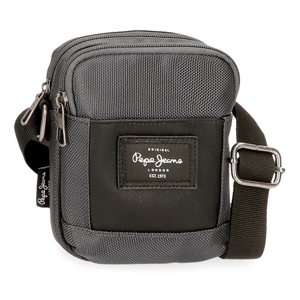 Geanta umar 2 compartimente Pepe Jeans Bomber, gri