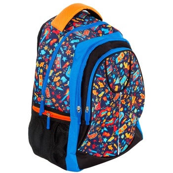 Rucsac ghiozdan Imaginarium Backpack Danny cu 5 compartimente si 2 buzunare laterale, spate captusit si elemente reflectorizante, capacitate: 25 L Rucsac ghiozdan Imaginarium Backpack Danny cu 5 compartimente si 2 buzunare laterale, spate captusit si elemente reflectorizante, capacitate: 25 L