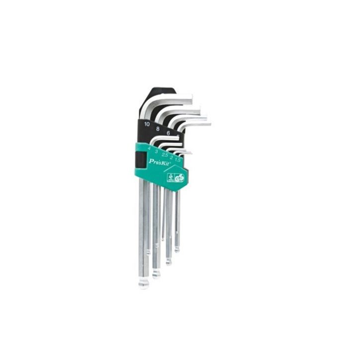 Set chei imbus, 9 piese HW-229B, Pro's Kit