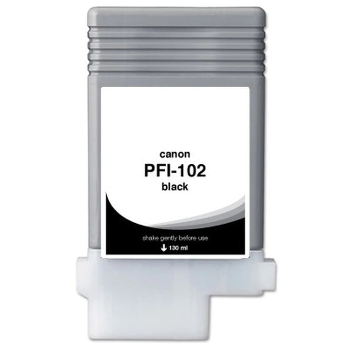 Cartus cerneala (inkjet) TIN compatibil cu CANON PFI-102 Black - 2200 pagini