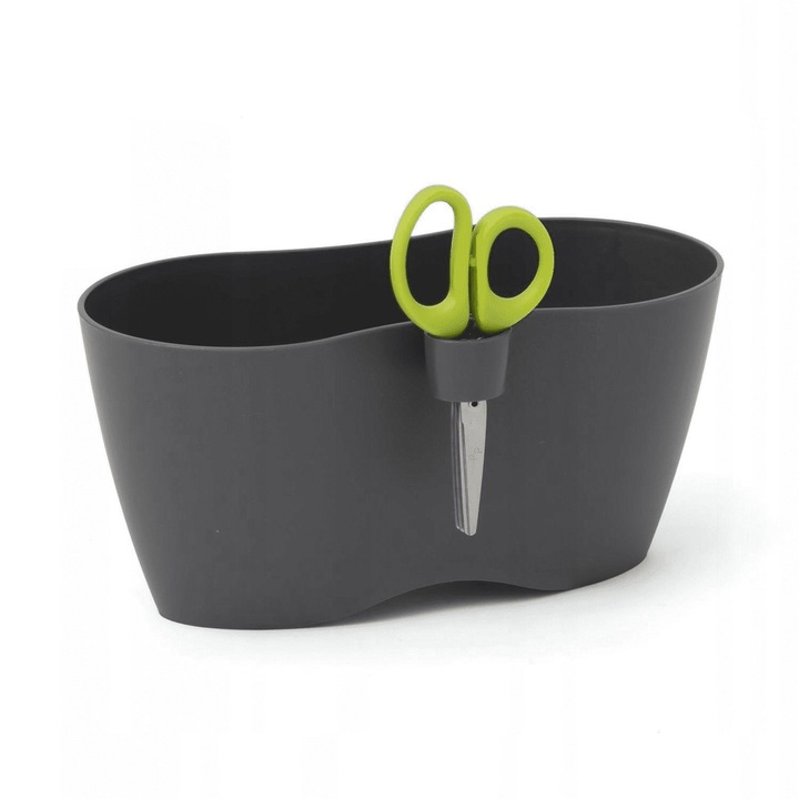 Set ghiveci cu foarfece Limes Dublo, 2.3 l, antracit