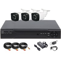 Kit/sistem supraveghere video cu 3 camere 5 MP ENVIO AESS-KIT3CHBFP50H500 vizualizare live telefon mobil