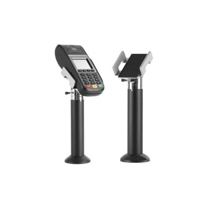 Suport universal pentru POS, reglabil, Negru, Maclean Brackets MC-847