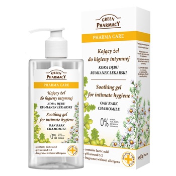 Gel pentru igiena intima din musetel, Green Pharmacy, 300 ml Gel pentru igiena intima din musetel, Green Pharmacy, 300 ml