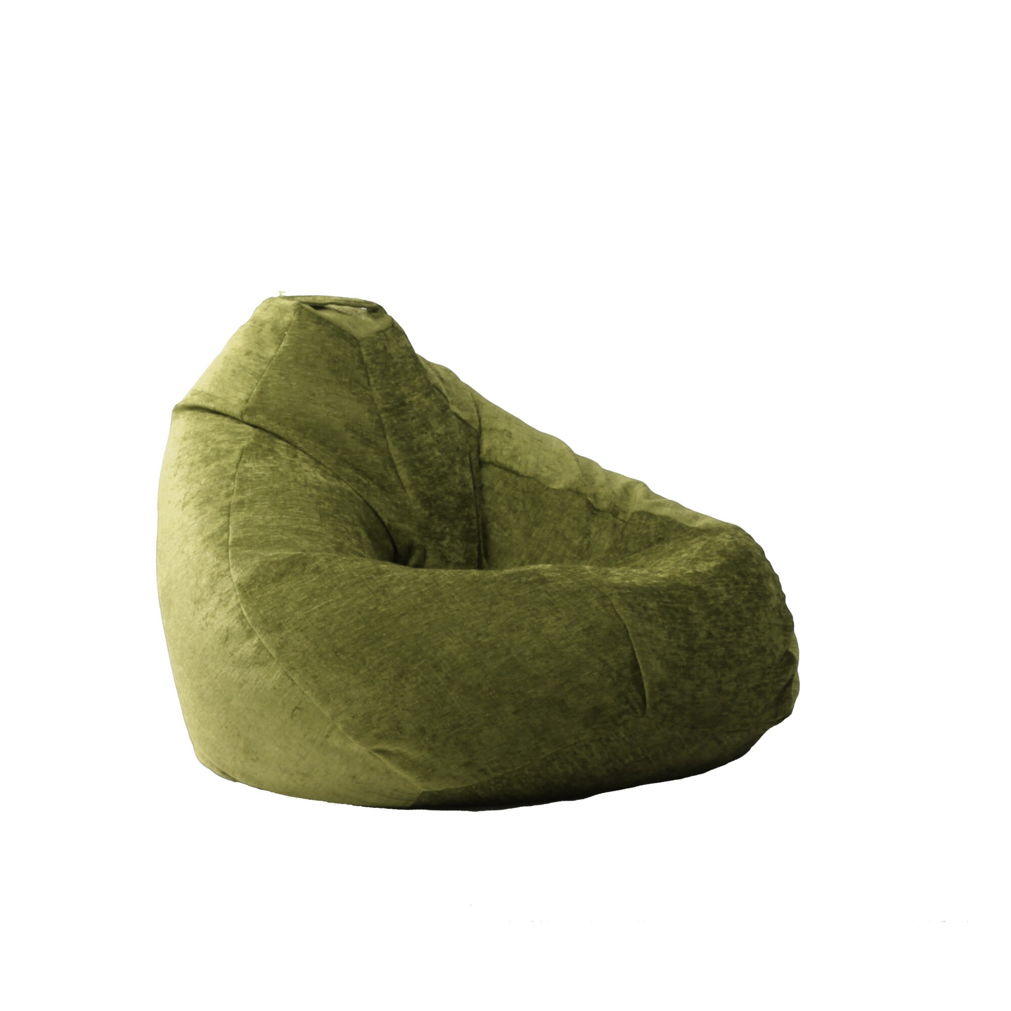 Fotoliu Pufrelax tip Sac Nirvana Grande Gama Premium Textil, Chelford Green , husa detasabila, umplut cu perle polistiren