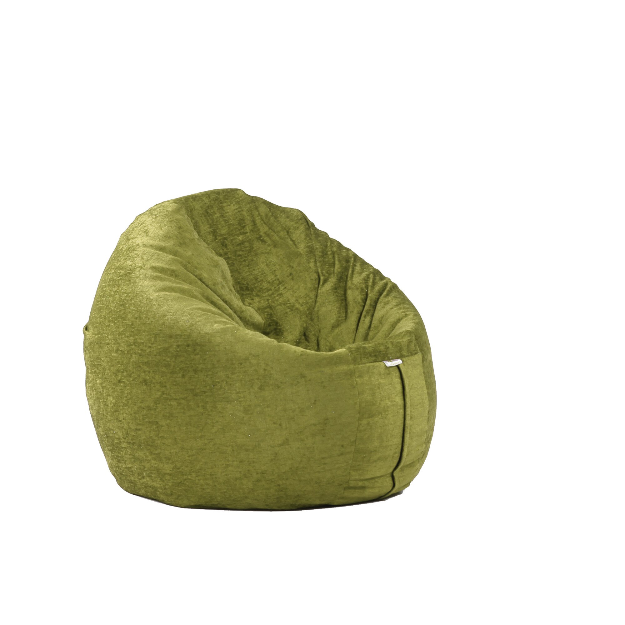 Fotoliu Pufrelax Relaxo, Chelford Green (Gama Premium Textil) cu husa detasabila textila, umplut cu perle polistiren