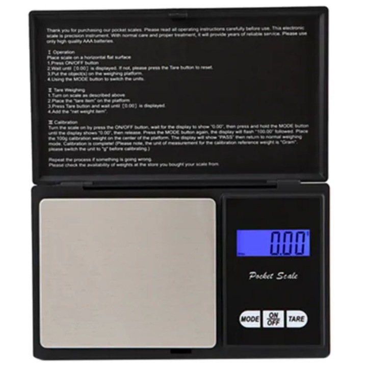 Cantar digital profesional FOXMAG24® cu ecran LCD