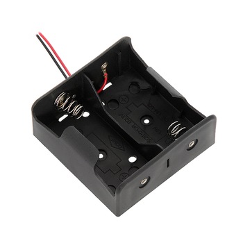 Carcasa suport baterie si conector cu 2 fire PROLECH 3869, 2xR20, Neagra Carcasa suport baterie si conector cu 2 fire PROLECH 3869, 2xR20, Neagra