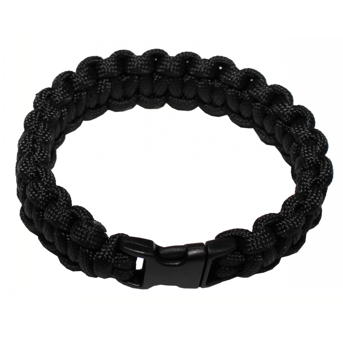 Bratara paracord, MFH, neagra, Marime haine L INTL