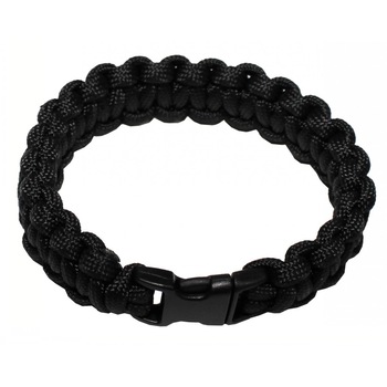 Bratara paracord, MFH, neagra, Marime haine L INTL Bratara paracord, MFH, neagra, Marime haine L INTL