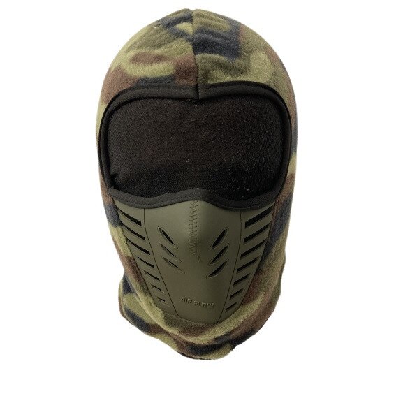 Cagula camuflaj cu negru AIR FLOW one size toamna -iarna