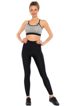 Colanti dama lycra, talie inalta, elastici, Negru Colanti dama lycra, talie inalta, elastici, Negru
