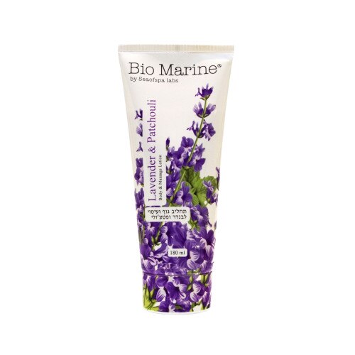 Lotiune de Corp si Masaj cu Lavanda si Patchouli, pentru toate tipurile de piele, Bio Marine, 180ml