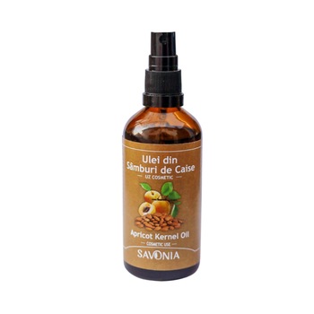 Ulei din Samburi de Caise, Uz Cosmetic, Savonia, 100 ml Ulei din Samburi de Caise, Uz Cosmetic, Savonia, 100 ml