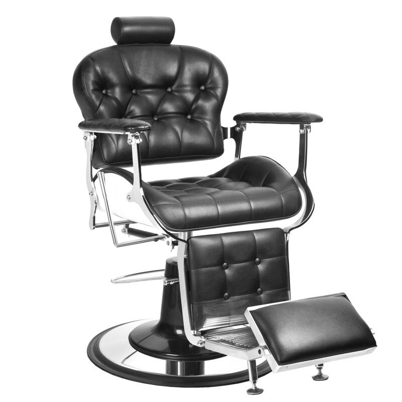 Scaun de Frizerie, WNR, Premier, Negru, 60x50x88 cm