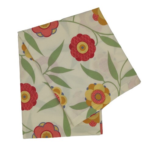 Fata de masa Flowers, 130x130 cm, Nova Textile, poliester