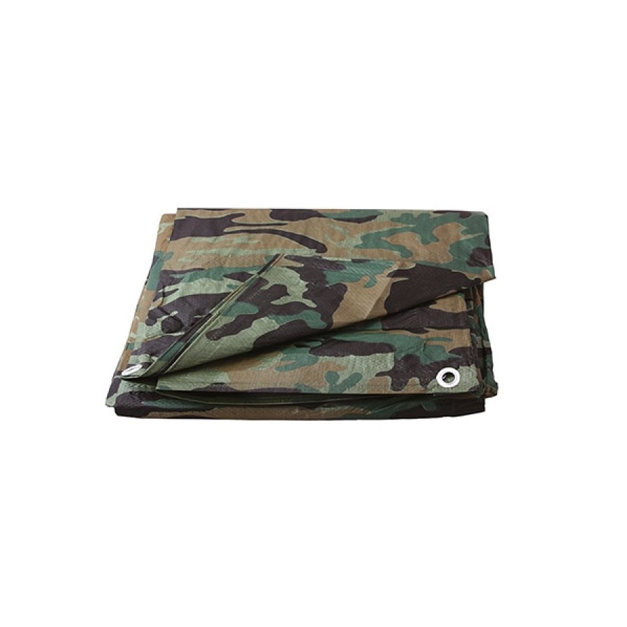 Prelata verde camuflaj 10X15 80GR/MP, Festa, 25368