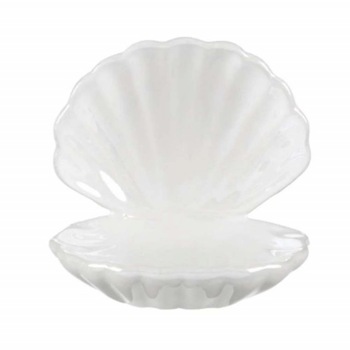 Decoratiune suport bijuterii Pufo Pearl, ceramica, alba Decoratiune suport bijuterii Pufo Pearl, ceramica, alba