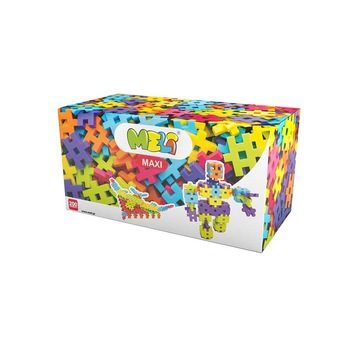 Set creativ de constructie, Maxi 200 piese mari, Meli Set creativ de constructie, Maxi 200 piese mari, Meli