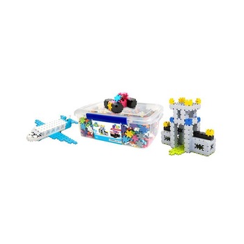 Set de constructie creativa Basic Edu 1200 piese, Meli Set de constructie creativa Basic Edu 1200 piese, Meli