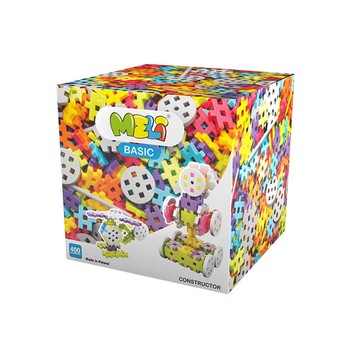Set de constructie creativa Constructor 400 piese, Meli Set de constructie creativa Constructor 400 piese, Meli