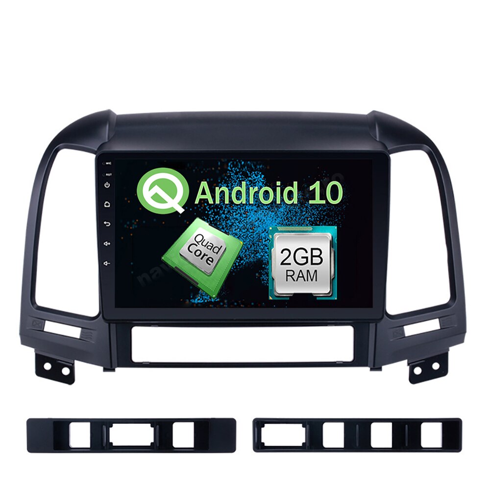 Navigatie Android Hyundai Santa Fe 2006-2012 2GB Ram Ecran 9 inch NAVD-AC9013