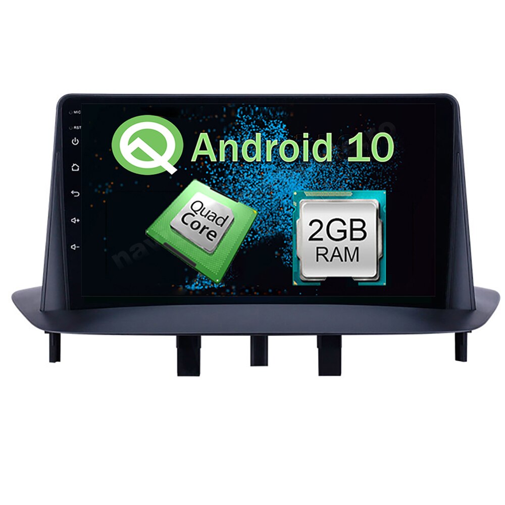 Navigatie Android Renault Megane 3 Fluence 2GB Ram Ecran 9 inch NAVD-AC9045