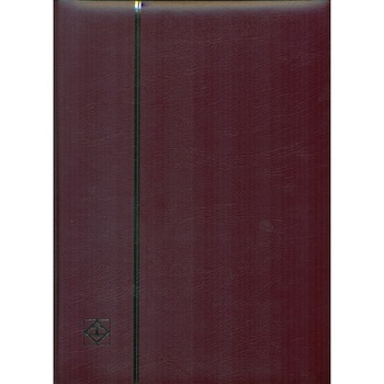 Clasor timbre Leuchtturm 64 pagini negre, A4, coperta visiniu, seria Comfort 313944 Clasor timbre Leuchtturm 64 pagini negre, A4, coperta visiniu, seria Comfort 313944