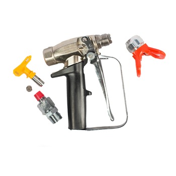 Set Pistol glet si zugravit Visoli airless cu duza 439 Set Pistol glet si zugravit Visoli airless cu duza 439
