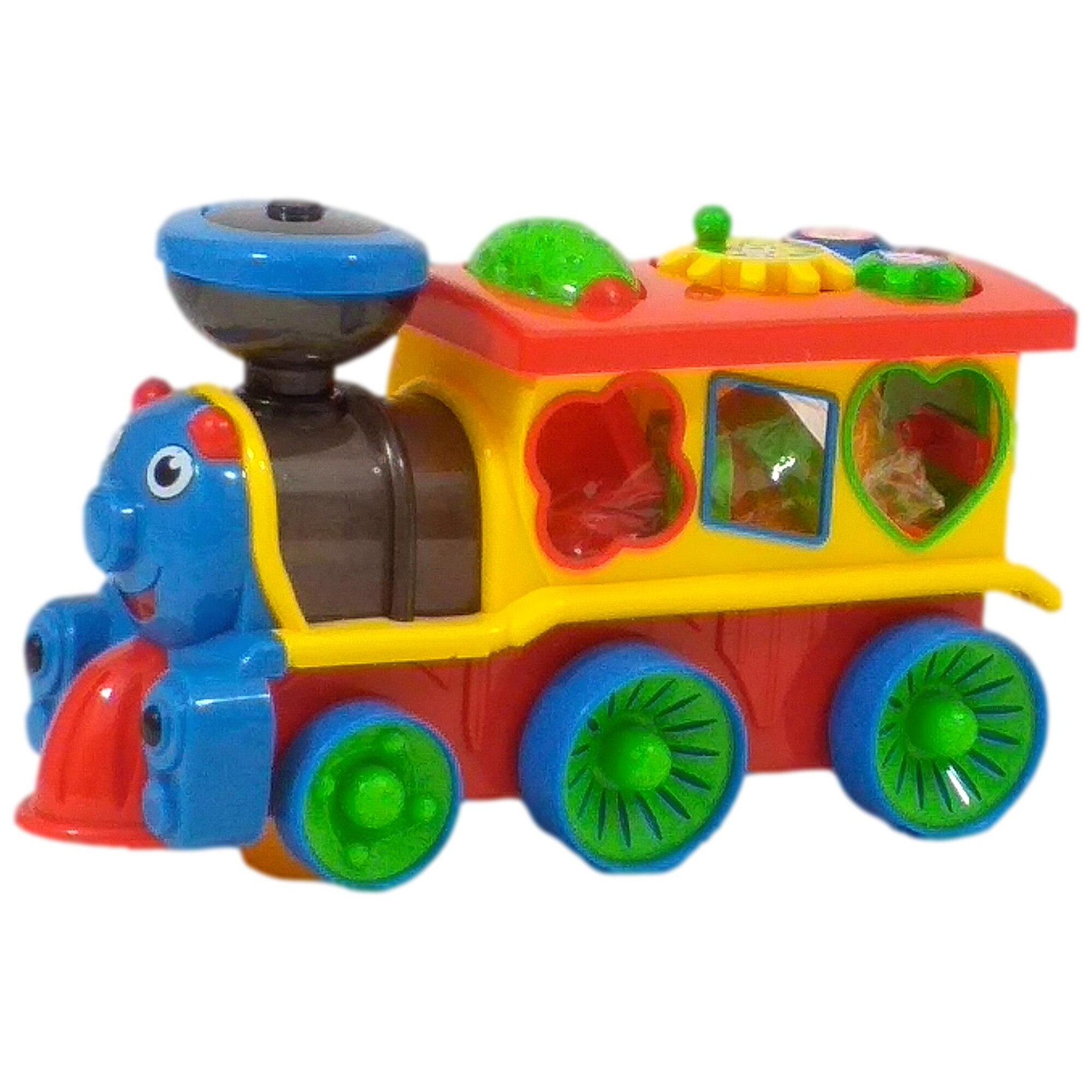 Jucarie interactiva, Locomotiva cu sunete si lumini, multicolor
