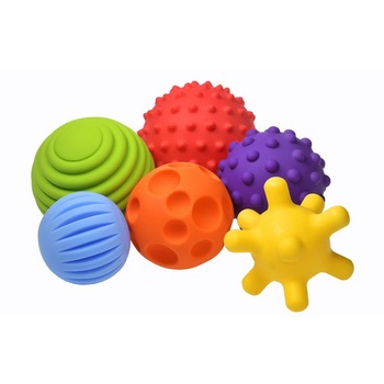 Jucarie senzoriala Fancy Baby pentru bebelusi, set 6 bucati Jucarie senzoriala Fancy Baby pentru bebelusi, set 6 bucati