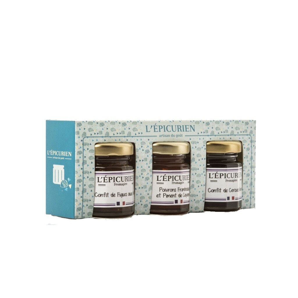Set Cadou Papilles et Fromage 3 borcane (1*40g 2*45g) L'Epicurien