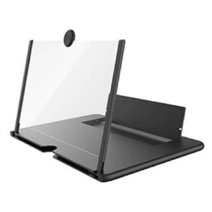 Suport de telefon multifunctional Lupa ecranului telefonului mobil Protectie ochi, Blasko Bx34, cu factor de marire 9x negru