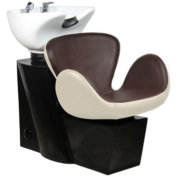 Unitate De Spalare Coafor, WNR, Amsterdam, Maro Cu Crem, 93x65x98 cm Unitate De Spalare Coafor, WNR, Amsterdam, Maro Cu Crem, 93x65x98 cm