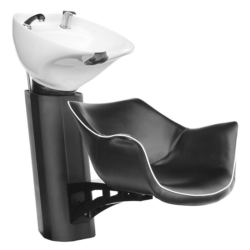 Unitate De Spalare Coafor, WNR, Geneva, Neagra, 93x65x98 cm