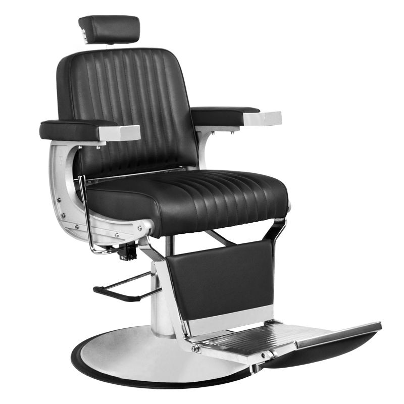 Scaun de Frizerie, WNR, Continental, Negru, 60x50x88 cm