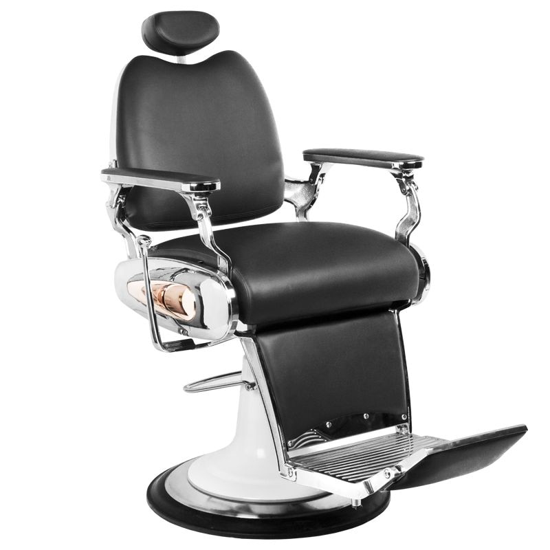 Scaun de Frizerie, WNR, Moto Style, Negru, 60x50x88 cm