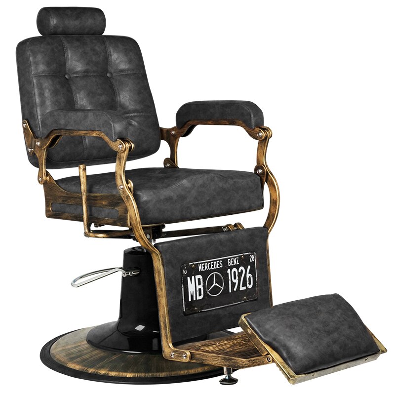 Scaun de Frizerie, WNR, Boss, Negru gri, 60x50x88 cm