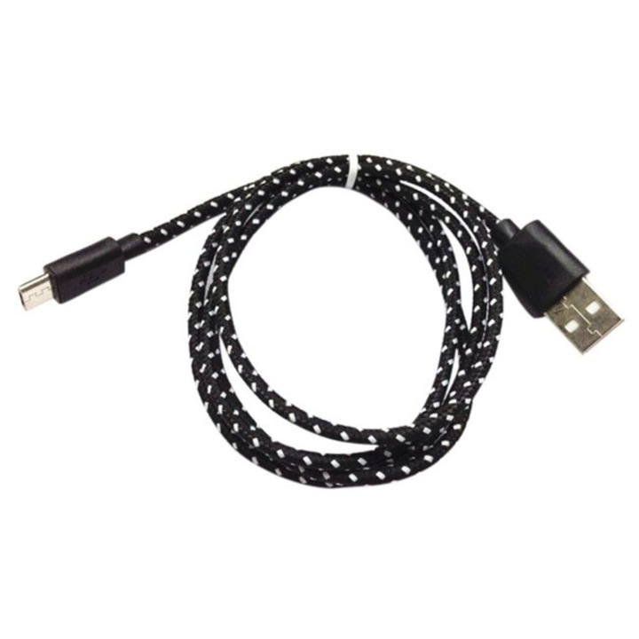 Smart Choice micro USB kábel, adatátvitelhez és töltéshez, textil borítás, hossza 1,5 m