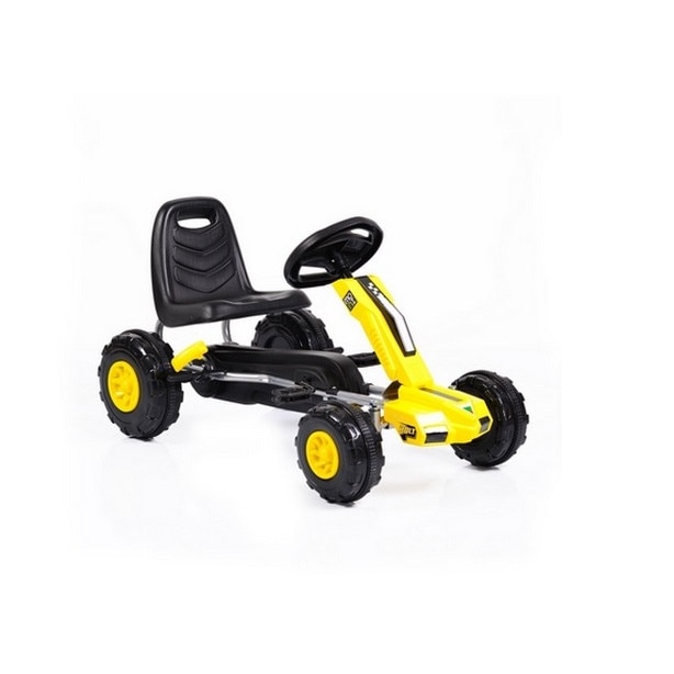 Kart cu pedale Moni Bolt Galben F 648