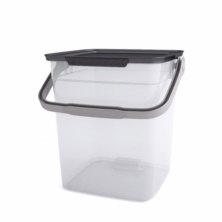 Container multifunctional cu capac si maner 25.5x23x25 cm KIS Plastic