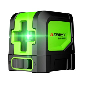 Nivela laser profesionala verde cu 2 linii in cruce SNDWAY SW-311G - 20 m, ± 0.3 mm/m precizie, IP 54, ± 4° domeniu de autonivelare Nivela laser profesionala verde cu 2 linii in cruce SNDWAY SW-311G - 20 m, ± 0.3 mm/m precizie, IP 54, ± 4° domeniu de autonivelare
