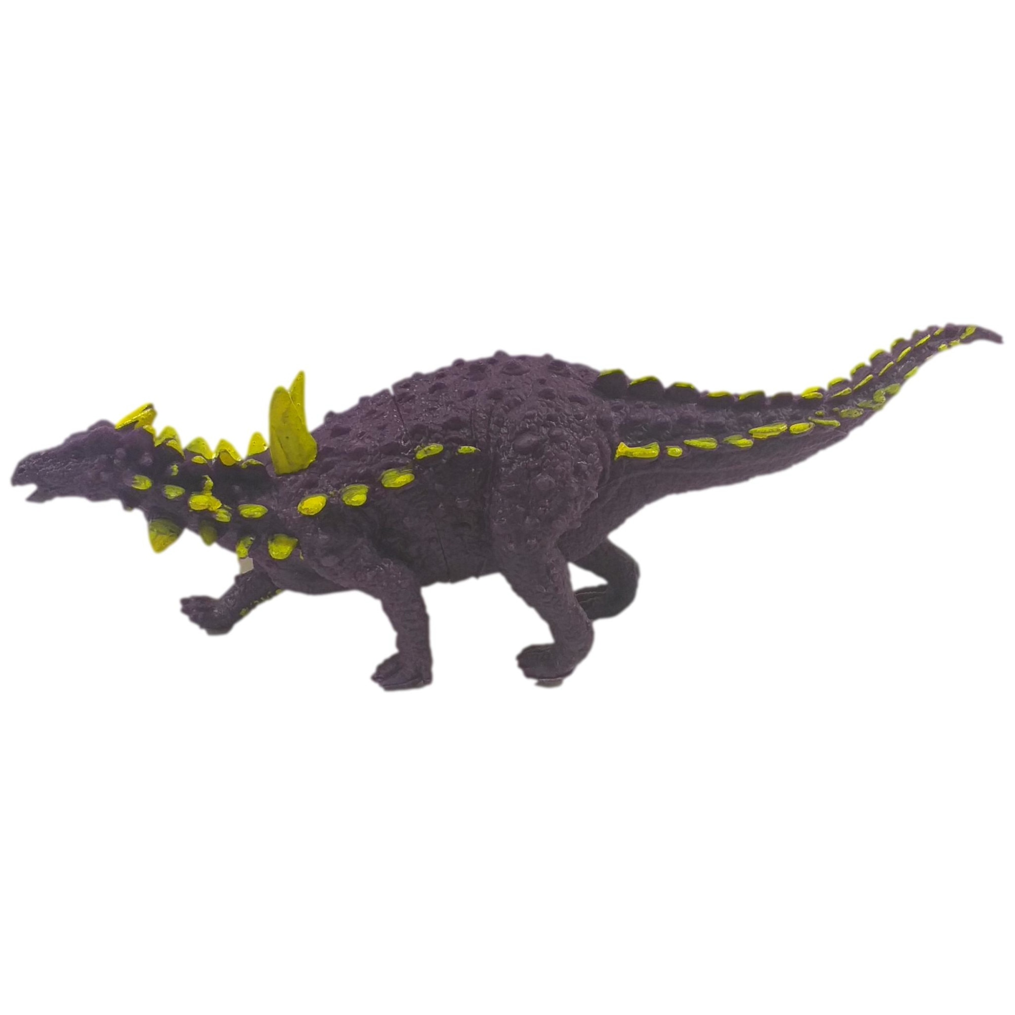 Figurina Dinozaur de Colectie, Dimensiune 23 cm, Model Realist, Verde Cenusiu