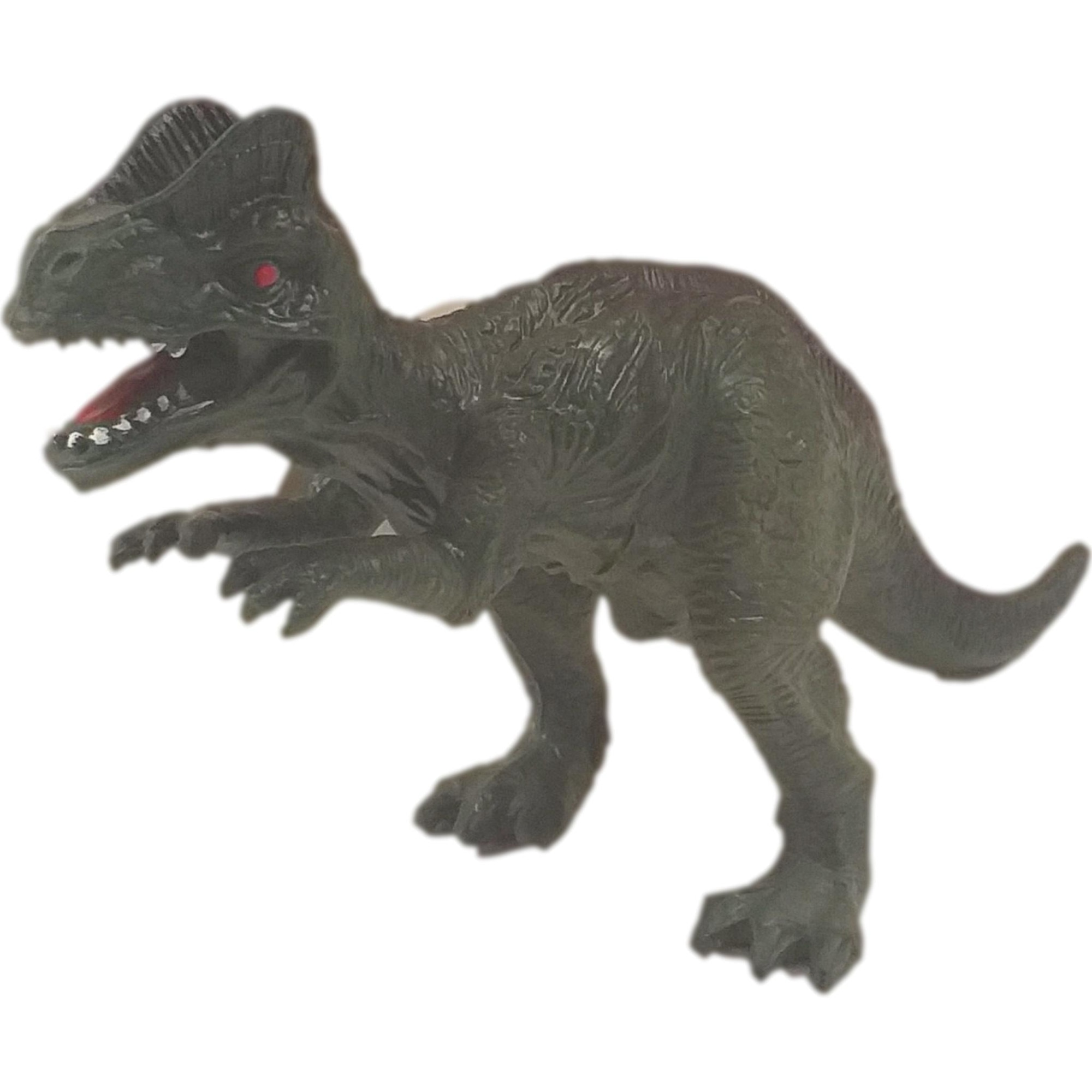 Figurina Dinozaur de Colectie, Dimensiune 23 cm, Model Realist, Cenusiu intens