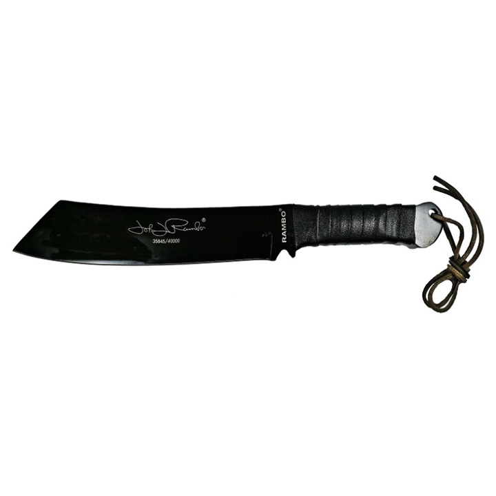 Cutit de Vanatoare, Rambo IV, 43 cm, Negru