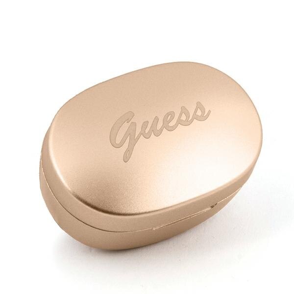 Casti bluetooth wireless GUESS TWS gold + statie incarcare